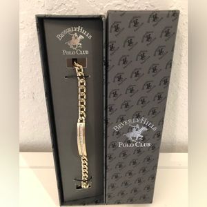 New Men’s Gold Plated BeverlyHills PoloClub Bracelet